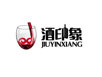 何錦江的酒印象-進口酒業(yè)logo設計