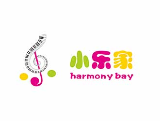 AR科技核心～雪狐設(shè)計(jì)的小樂(lè)家（中文名），harmony bay （英文名）logo設(shè)計(jì)