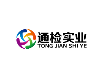 周金進的通檢實業(yè)logo設計