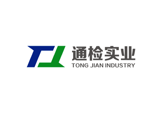 譚家強的通檢實業(yè)logo設計