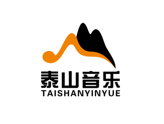 泰山音樂(lè)藝術(shù)培訓(xùn)學(xué)校logo設(shè)計(jì)