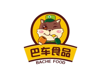 曾翼的汕頭市巴車(chē)食品有限公司logo設(shè)計(jì)