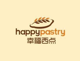 曾翼的面包店logo-幸福西點(diǎn)logo設(shè)計