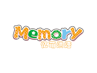 張祥琴的Memory 憶萌私房烘焙對稱商標設(shè)計logo設(shè)計