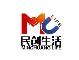 民創(chuàng)生活logo設計
