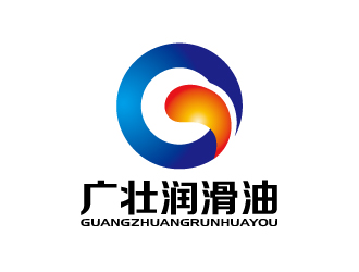 張俊的潤滑油綠色負空間logo圖標(biāo)logo設(shè)計