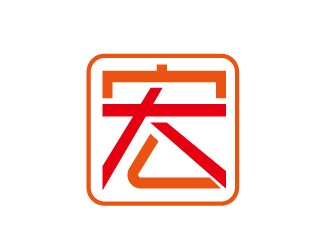 胡廣強(qiáng)的logo設(shè)計