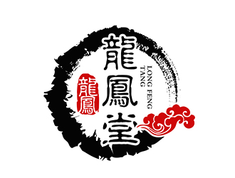 潘樂的龍鳳堂保健養(yǎng)生商標設計logo設計