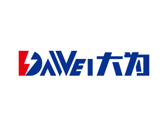 張俊的DaWei字母LOGO設(shè)計(jì)，酷炫簡(jiǎn)潔，有力量感l(wèi)ogo設(shè)計(jì)