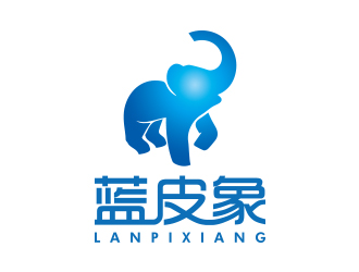 孫金澤的藍(lán)皮象logo設(shè)計