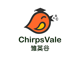 吳曉偉的雛英谷/ChirpsVale英語教育logo設計logo設計