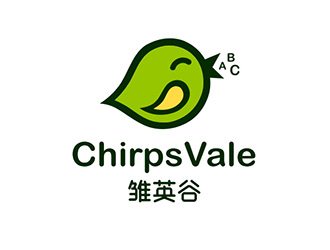 吳曉偉的雛英谷/ChirpsVale英語教育logo設計logo設計