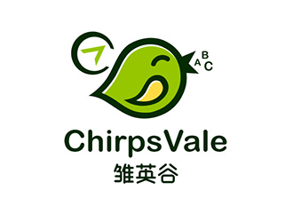 吳曉偉的雛英谷/ChirpsVale英語教育logo設計logo設計