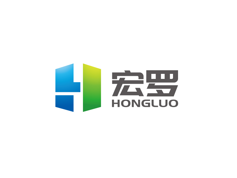 張俊的宏羅/上海宏羅建設(shè)科技有限公司logo設(shè)計