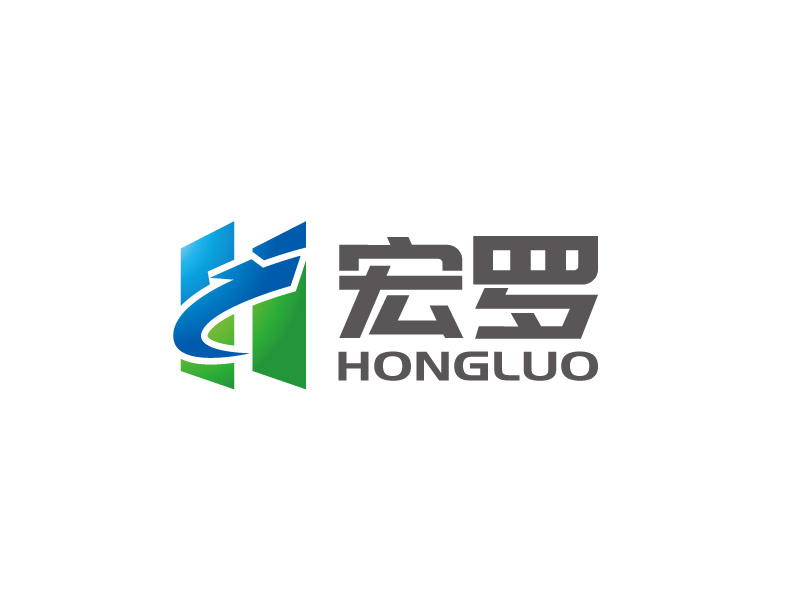 張俊的宏羅/上海宏羅建設(shè)科技有限公司logo設(shè)計