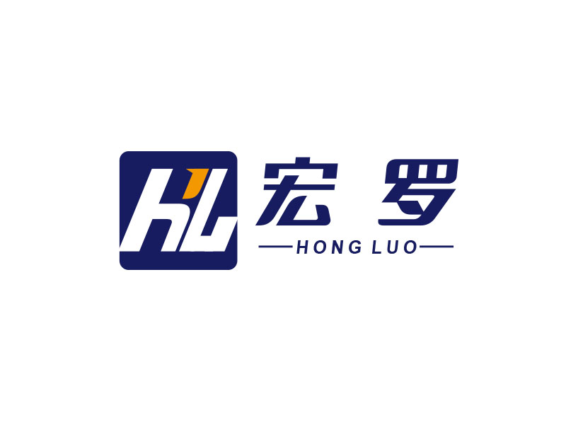 朱紅娟的宏羅/上海宏羅建設(shè)科技有限公司logo設(shè)計